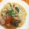 クックHIYE07☆'s cooksnap of when they made 小松菜と高野豆腐の卵とじ.