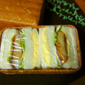 haruku221's cooksnap of when they made ２種類食感たまごサンド.