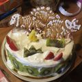 牧子ちゃん's cooksnap of when they made 誕生日スペシャル恐竜ケーキ.