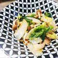 あおいのはな's cooksnap of when they made 白菜と春菊の柚子胡椒ポン酢和え♪.