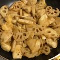 Seiko☆R's cooksnap of when they made れんこんと鶏肉の旨々炒め煮.
