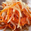 yoko☆66's cooksnap of when they made 5分で副菜！もやしとニンジンの中華サラダ.