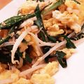 ＊monaco's cooksnap of when they made ニラ卵.