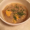 m6m's cooksnap of when they made 簡単本格的フランスパン・オニオンスープ.