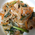 unauna72's cooksnap of when they made 小松菜と豚コマにくの炒め物.