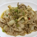 きらり流れ星's cooksnap of when they made 豚らっきょうの醤油炒め.