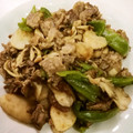 YOU1416's cooksnap of when they made 牛肉と長芋のオイマヨ炒め☆.