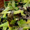 MULA's cooksnap of when they made レンジで簡単【小松菜のナムル】.