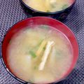☆あいちゃん's cooksnap of when they made カブと油揚げの味噌汁.