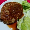 arisel's cooksnap of when they made ポン酢＆柚子胡椒deハンバーグソース.