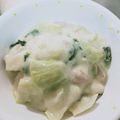 咲希ｍａｍａ's cooksnap of when they made チンゲン菜のクリーム煮.