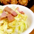 チェリム's cooksnap of when they made レンジで簡単♡キャベツとベーコンの蒸し煮.