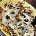 とむ子。's cooksnap of when they made さつま揚げとれんこんの甘辛炒め★.
