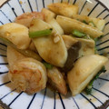 クック茶々茶's cooksnap of when they made カブと海老の黒酢オイスターソース炒め.