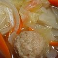 TaniYuri's cooksnap of when they made 鶏団子のスープ.