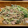あぼかどんぶり's cooksnap of when they made 簡単！水菜とひき肉のシャキシャキ炒め.