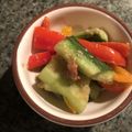 栗丸うさぎ's cooksnap of when they made パプリカときゅうりの梅ゴマあえ.