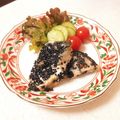 ハント☆'s cooksnap of when they made 低糖質　アジの胡麻フライ.