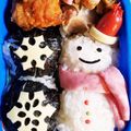 べちぽん's cooksnap of when they made 雪だるまのキャラ弁当.