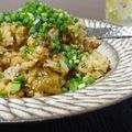 ダイナマイト漆黒's cooksnap of when they made ひきわり納豆と高菜の炒飯.