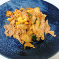 れあきち's cooksnap of when they made ✿豚キムチしめじと卵の炒め物✿.