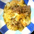 空乃あめ's cooksnap of when they made 春キャベツと牛肉の甘辛卵とじ.