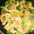 Mickey☆ゆう's cooksnap of when they made 豚バラとキャベツ、玉ねぎのごま炒め♪.