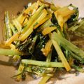 kuragenoie's cooksnap of when they made 大根葉をごま油で炒めたら(*´-`).