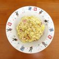 みめい's cooksnap of when they made サツマイモと白菜のチーズクリームパスタ♪.