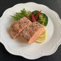 ゆみクローバー's cooksnap of when they made 65℃ 美容◎サラダフィッシュ サーモン.