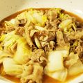 jun1120's cooksnap of when they made 豚バラと白菜の旨味醤油の炒め煮.