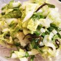 いさみょば's cooksnap of when they made 白菜の☆簡単☆塩昆布サラダ♪♪.