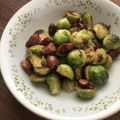 栗丸うさぎ's cooksnap of when they made 芽キャベツとウインナーのカラフルソテー.