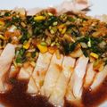 あやタコウィンナー's cooksnap of when they made タレが美味しい！鶏胸肉で蒸し鶏！.