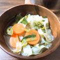 おゆこん's cooksnap of when they made もつ鍋(醤油味)★薄口醤油がなくてもok.