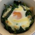 ちぃる's cooksnap of when they made ほうれん草の巣ごもりチーズ焼き♪.