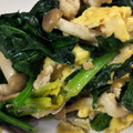 ミセスＡ's cooksnap of when they made ほうれん草と豚肉としめじの卵とじ.
