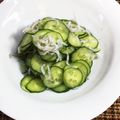 horseland's cooksnap of when they made しらすとキュウリの簡単酢の物.