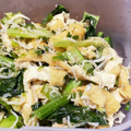 ma2kaboch's cooksnap of when they made 小松菜しらす油揚げの煮浸し.