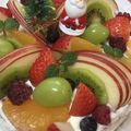 すさぴ's cooksnap of when they made 誕生日ケーキ☆フルーツシフォンケーキ.