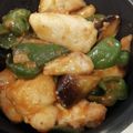 クックJCAEH8☆'s cooksnap of when they made 鶏胸肉とナスとピーマンのピリ辛味噌炒め.