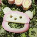 ゆけり３兄弟's cooksnap of when they made お弁当に！蒲鉾のクマちゃん.