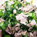 なべ♪なべ♪'s cooksnap of when they made 生の高菜のブタ肉炒め〜ご飯が進む❢〜.