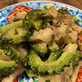 LONTLONT's cooksnap of when they made 我が家の定番　ゴーヤの味噌炒め.