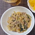 ♡ぴゅぴ♡'s cooksnap of when they made 洋風？　大根ひき肉水菜のマヨ醤油炒め.
