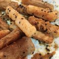ゆーひなママ☆'s cooksnap of when they made サクホクッ！絶品♡長芋の甘辛揚げ.