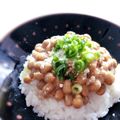 hiroerico's cooksnap of when they made ダブルチーズで納豆丼.