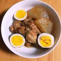 クッキングかぁ♡'s cooksnap of when they made 鶏手羽元と大根の甘辛煮込み.