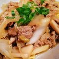 ☆mamingo☆'s cooksnap of when they made 牛切り落とし肉と白菜のすきやき風.