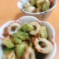 kokko37's cooksnap of when they made 副菜＊竹輪とアボカドのおかか和え.